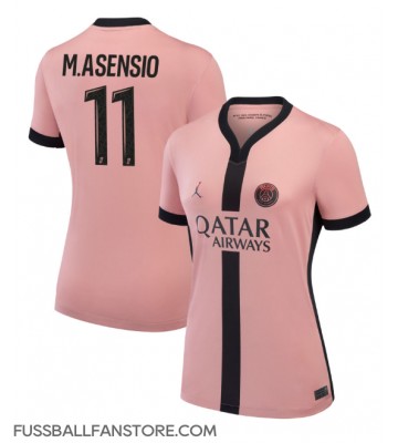 Paris Saint-Germain Marco Asensio #11 Replik 3rd trikot Damen 2024-25 Kurzarm